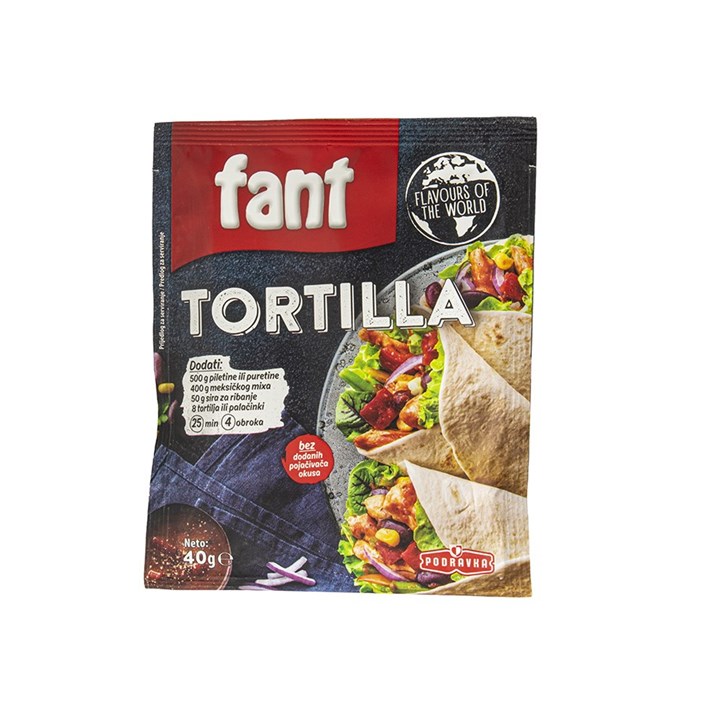 FANT TORTILLA 40g PODRAVKA