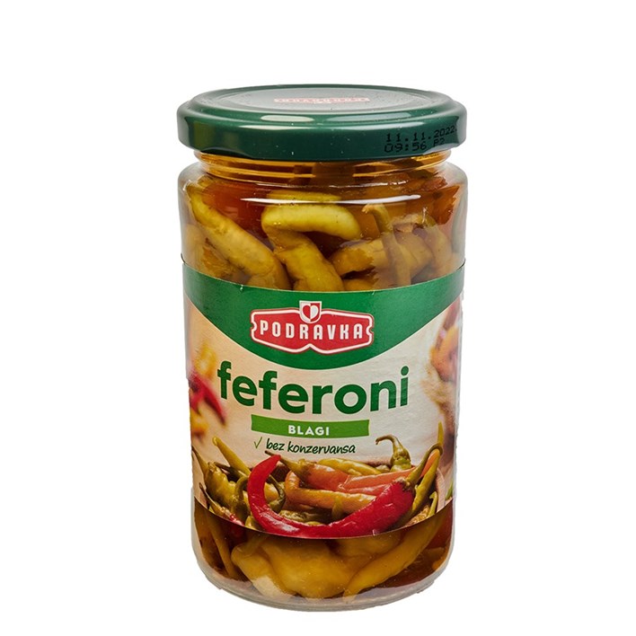 FEFERONI BLAGI 300g PODRAVKA