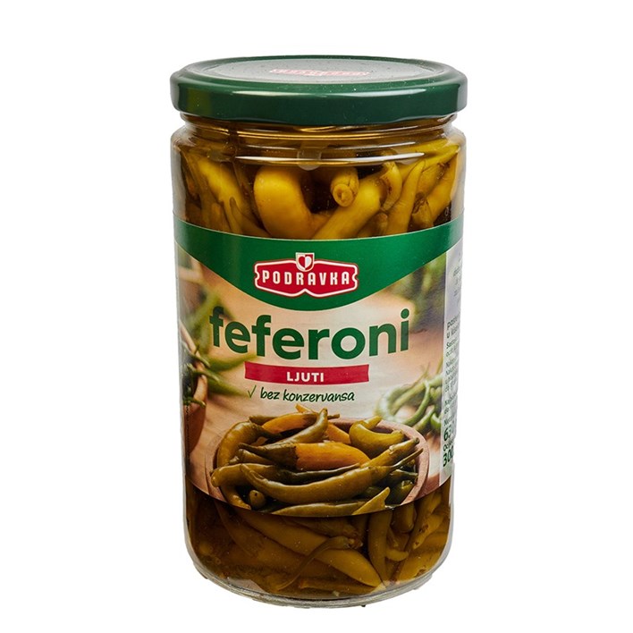 FEFERONI LJUTI 630g PODRAVKA