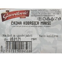 ČAJNA KOBASICA MAKSI GAVRILOVIĆ