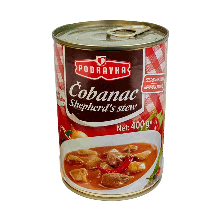 GOTOVO JELO ČOBANAC 400g LIMENKA PODRAVKA