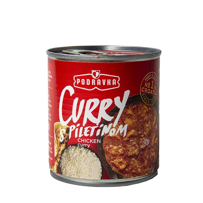 GOTOVO JELO CURRY S PILETINOM 300g PODRAVKA