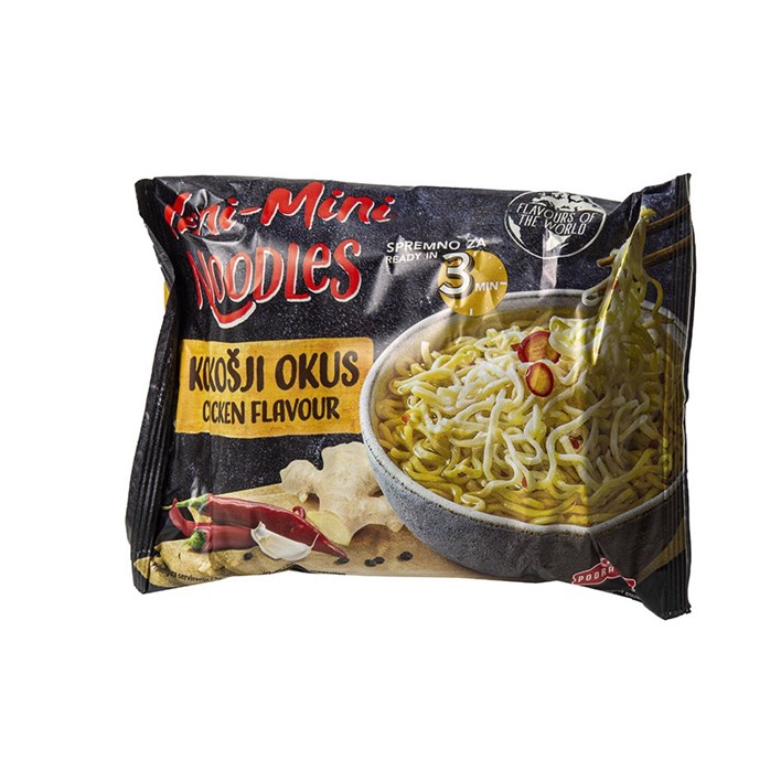 GOTOVO JELO FINI MINI NOODLES KOKOŠJI 75g PODRAVKA