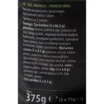 GOTOVO JELO FINI MINI NOODLES POVRTNI OKUS 375g PODRAVKA