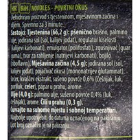 GOTOVO JELO FINI MINI NOODLES POVRTNI OKUS 75g PODRAVKA