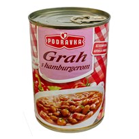 GOTOVO JELO GRAH S HAMBURGEROM 400g LIMENKA PODRAVKA