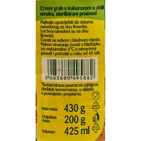 GRAH CRVENI MEXICAN + KIKURUZ CHILY BONDUELLE 430g ORBICO