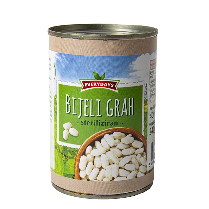 GRAH EVERYDAYS BIJELI SITNI 400g TOP KAN