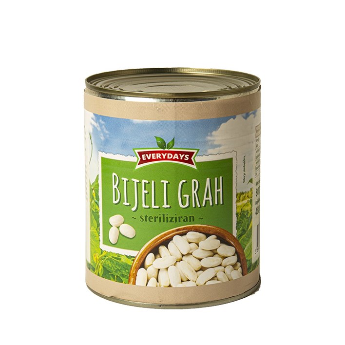 GRAH EVERYDAYS BIJELI SITNI 800g TOP KAN