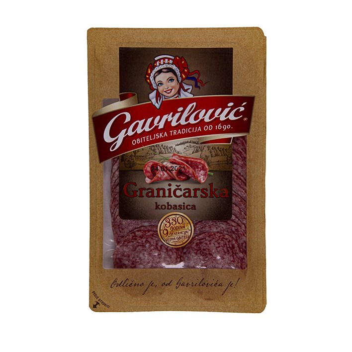 GRANIČARSKA KOBASICA 80G NAREZANA GAVRILOVIĆ