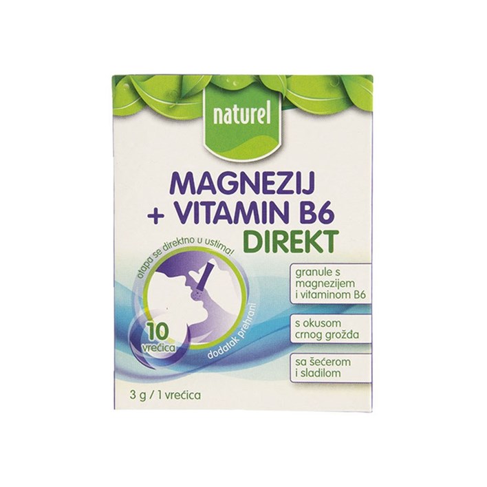 GRANULE NATUREL DIREKT MAGNEZIJ+VITAMIN 30g