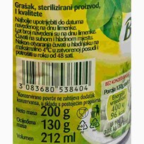 GRAšAK BONDUELLE 200g LIMENKA ORBICO