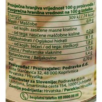 GRAŠAK LIMENKA  280g PODRAVKA