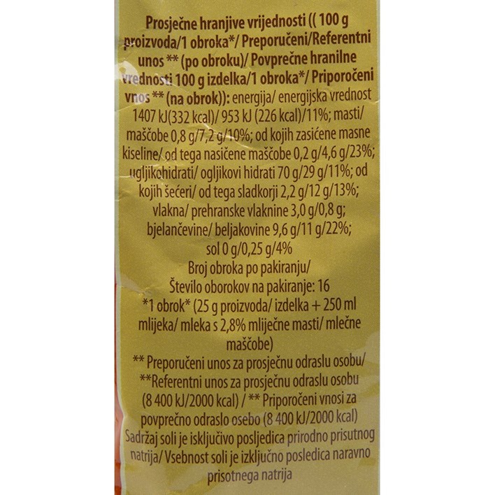 GRIZ PŠENIČNI LINO 400G PODRAVKA