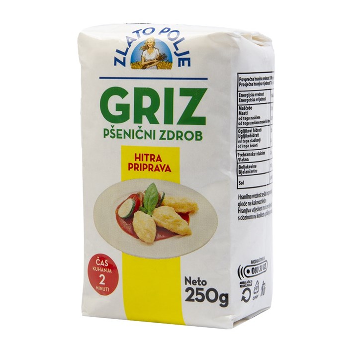 GRIZ PŠENIČNI ZLATNO POLJE 250g PODRAVKA