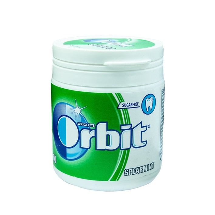 ŽVAKAČA GUMA ORBIT SPEARMINT 84g BOČICA ATLANTIC