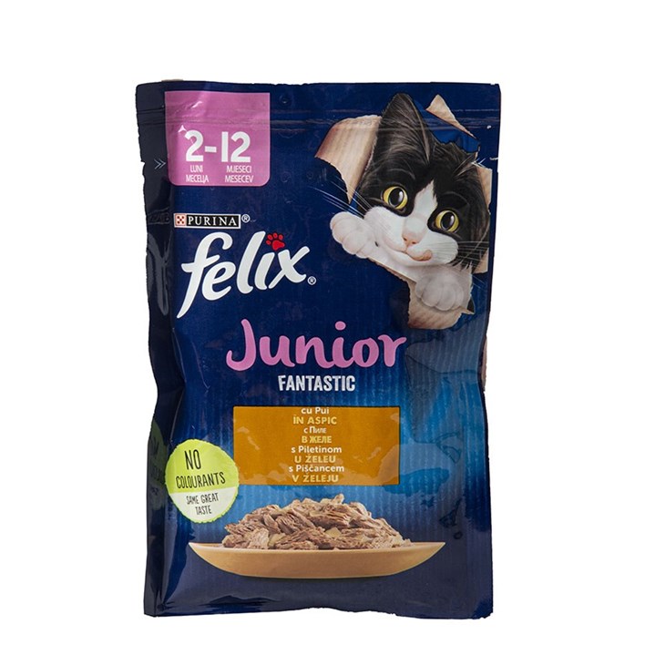 HRANA FELIX JUNIOR PILETINA 85g ALCA