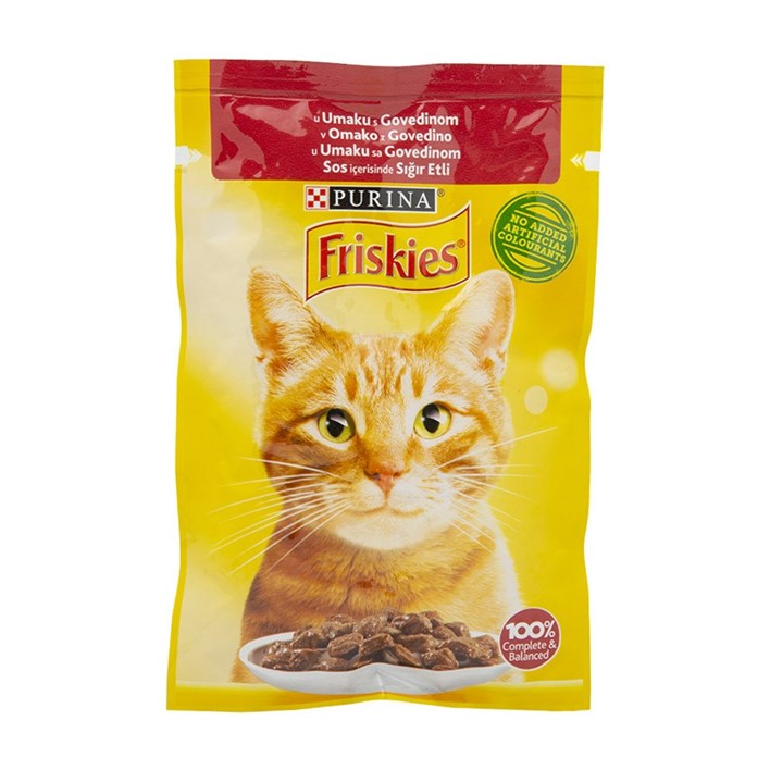 HRANA ZA MAČKE FRISKIES GOVEDINA 85g ALCA