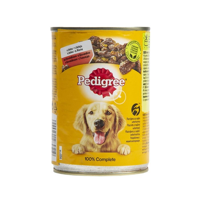 HRANA ZA PSE PEDIGREE GOVEDINA ŽELE 400g ATLANTIC