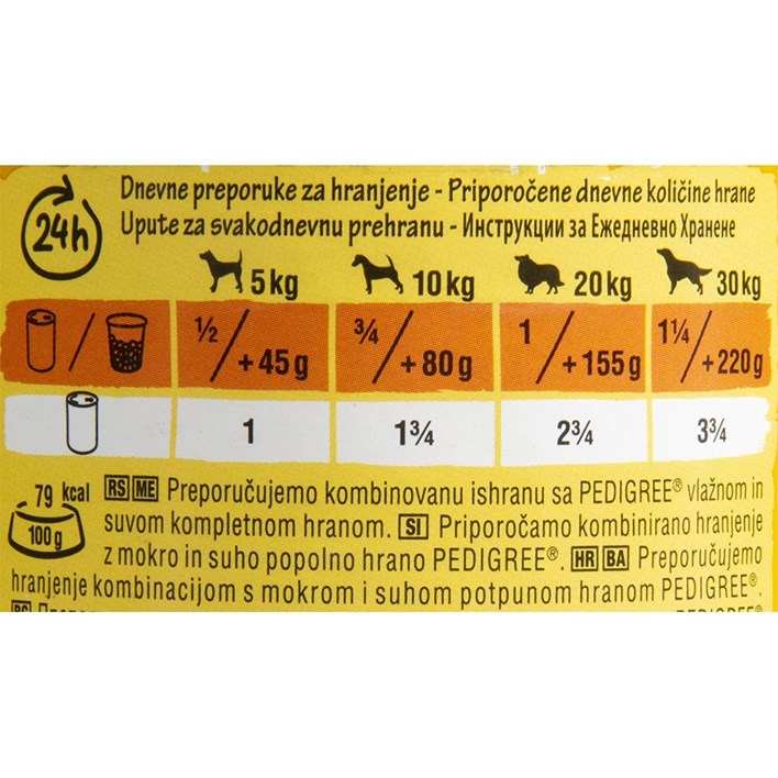 HRANA ZA PSE PEDIGREE GOVEDINA ŽELE 400g ATLANTIC