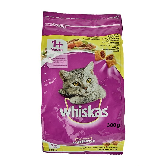 HRANA ZA MAČKE WHISKAS PILETINA POVRĆE 300g ATLANTIC