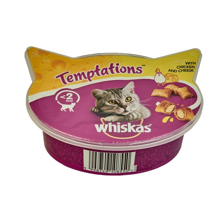 HRANA ZA MAČKE WHISKAS TEMPT PILETINA 60g ATLANTIC