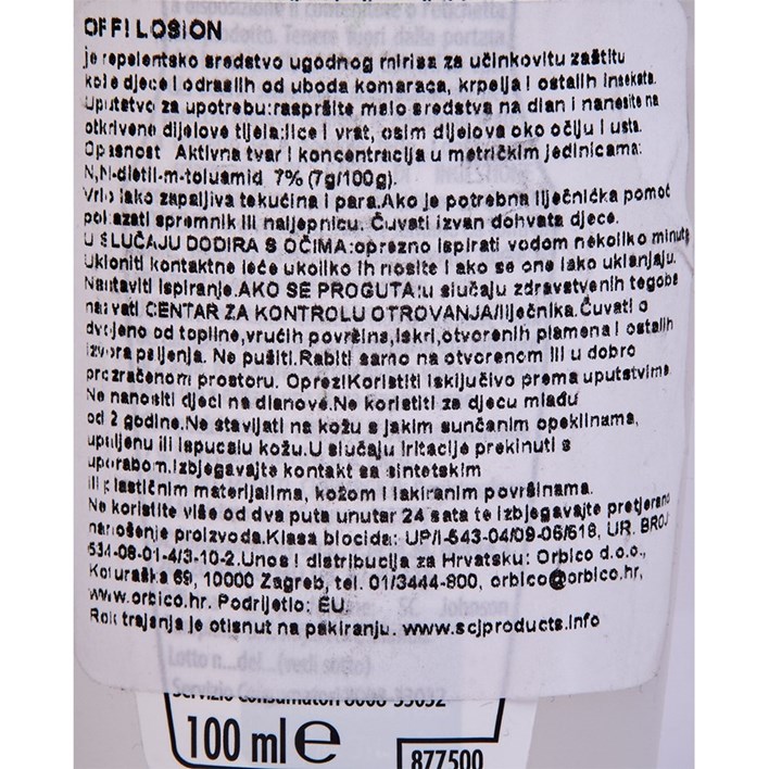 INSEKTICID OFF LOSION 100ml ORBICO