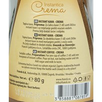 INSTANT KAVA CREMA BOČICA 80g FRANCK