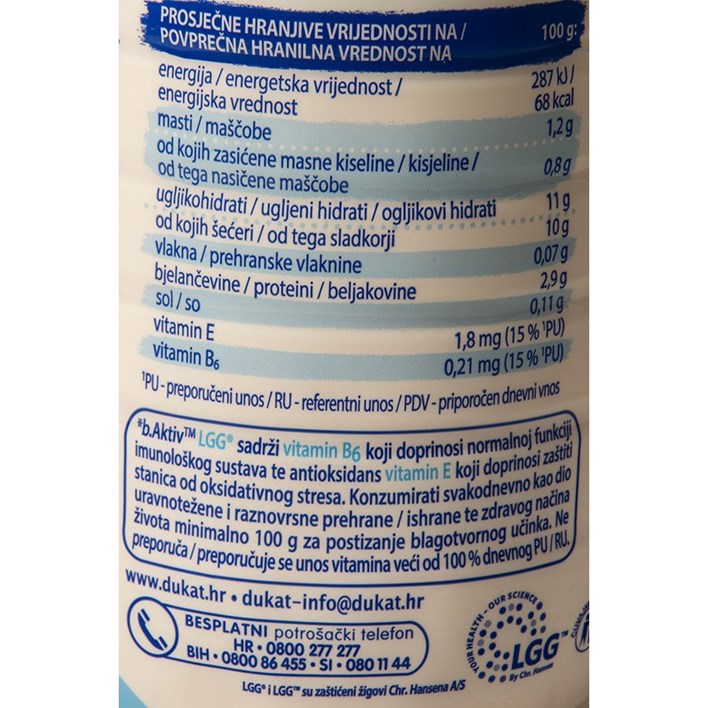 JOGURT B.AKTIV LGG JAGODA 1kg DUKAT