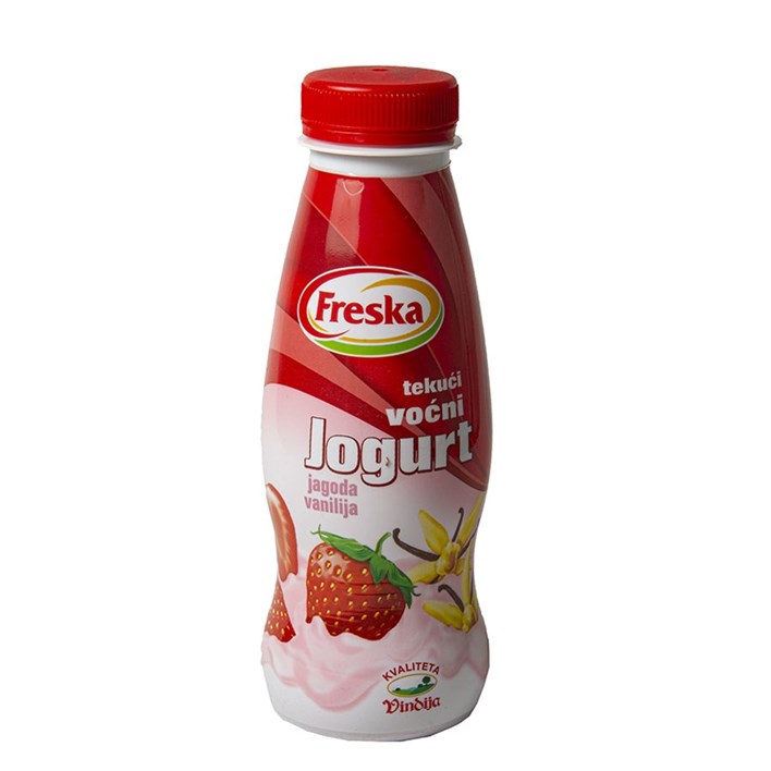 JOGURT FRESKA JAGODA VANILIJA 330g VINDIJA