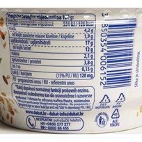 JOGURT SENSIA SNACK VANILIJA ŽITARICE 190g DUKAT