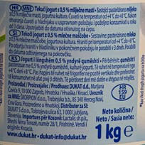 JOGURT TEKUĆI 0,5%mm 1kg DUKAT