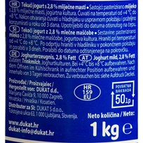 JOGURT TEKUĆI 2,8%mm 1kg DUKAT