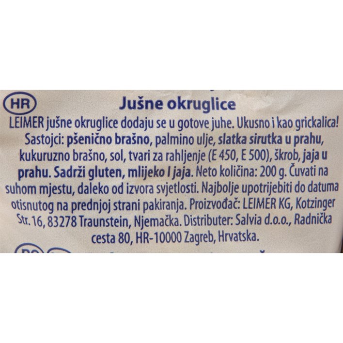 JUŠNE OKRUGLICE LEIMER 200G