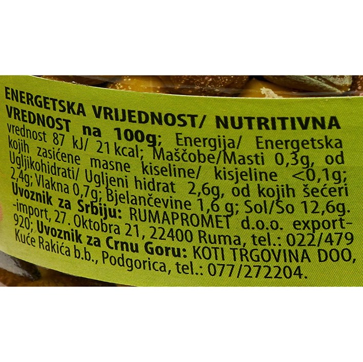 KAPARI NATURETA U SLANOJ VODI 200g