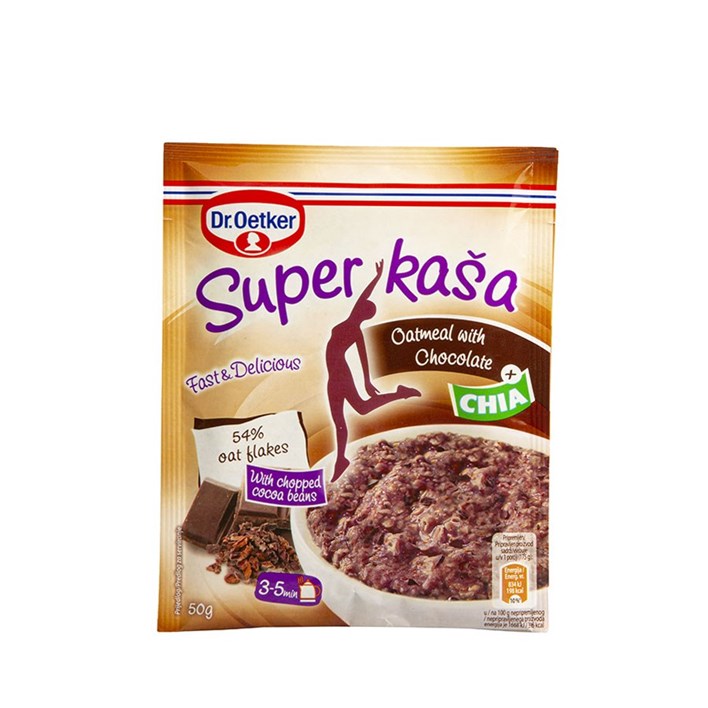 KAŠA SUPER S ČOKOLADOM I CHIA SJEMENKAMA 50g DR OETKER