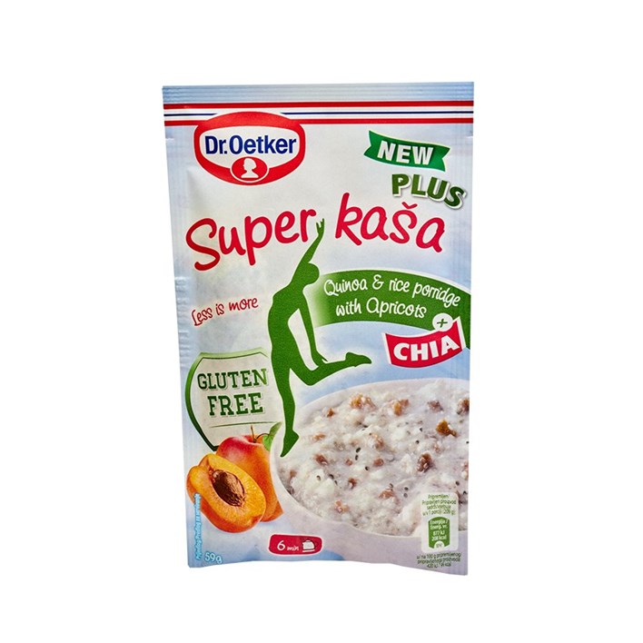 KAŠA SUPER PLUS QUINOA RIŽA S MARELICOM 59g DR OETKER