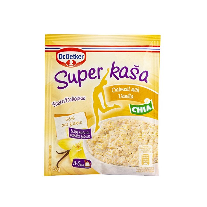 KAŠA SUPER S VANILIJOM I CHIA SJEMENKAMA 50g DR OETKER