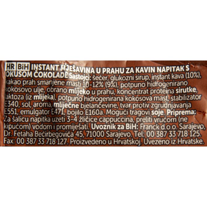 KAVA INSTANT CAPUCCINO 200g FRANCK