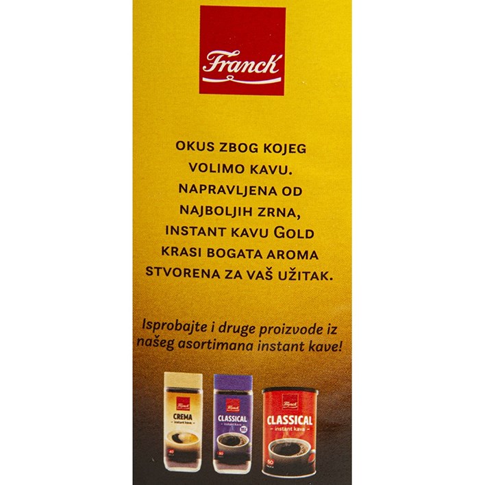 KAVA INSTANT GOLD 200g FRANCK