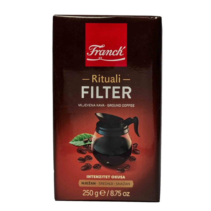 KAVA MLJEVENA FILTER APARATI 250g FRANCK