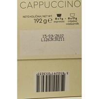 KAVA NOTA KAPSULE CAPPUCCINO 192g FRANCK