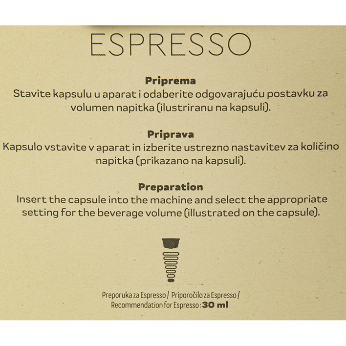 KAVA NOTA KAPSULE ESPRESSO 112g FRANCK