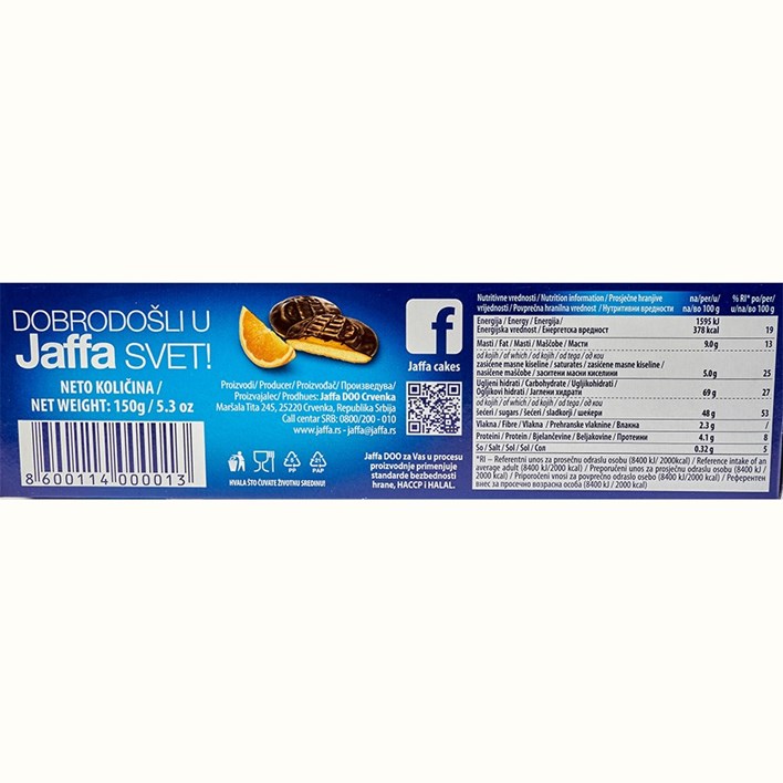 KEKS JAFFA CAKES CLASSIC 150g AWT