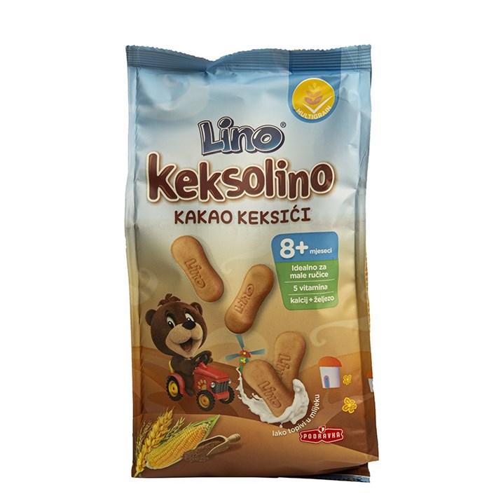 KEKS LINO KEKSOLINO KAKAO 140g PODRAVKA