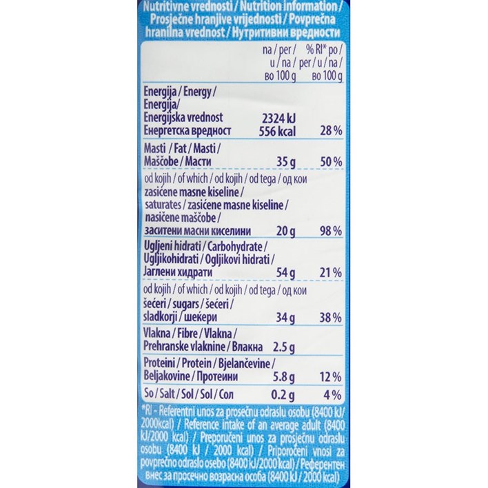 KEKS NAPOLITANKE ČOKOLADA I ŠLAG 187g