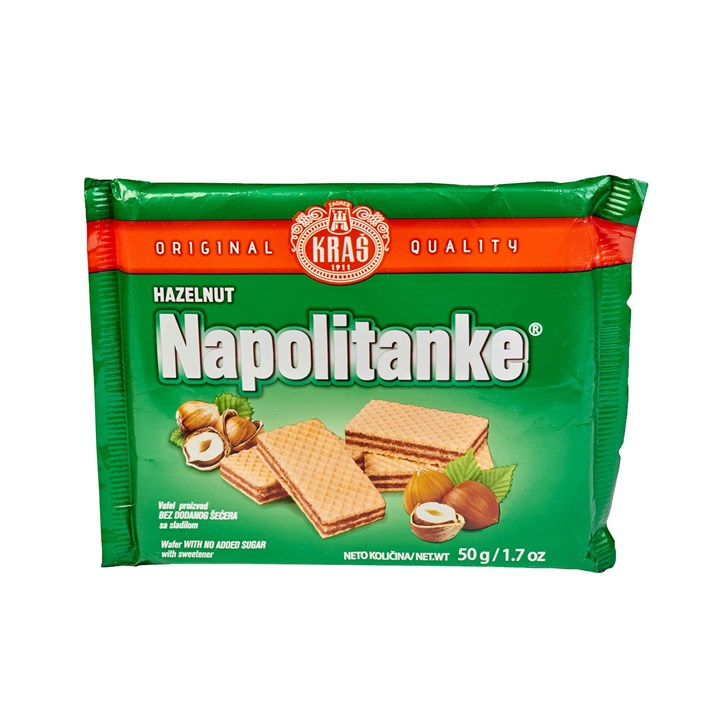 KEKS NAPOLITANKE LJEŠNJAK BEZ ŠEĆERA 50g KRAŠ