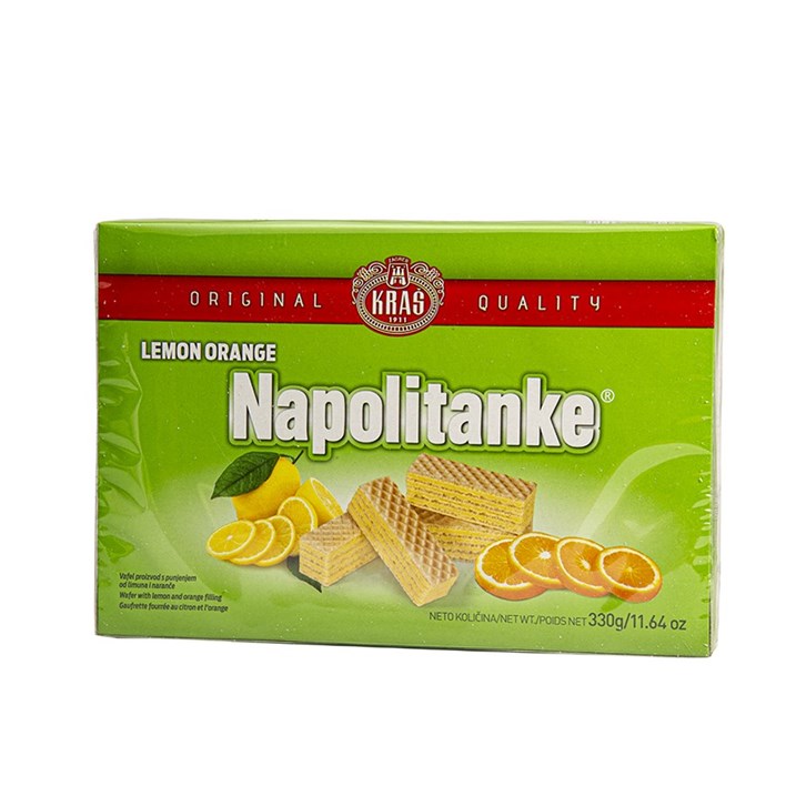 KEKS NAPOLITANKE LEMON ORANGE 330g KRAŠ