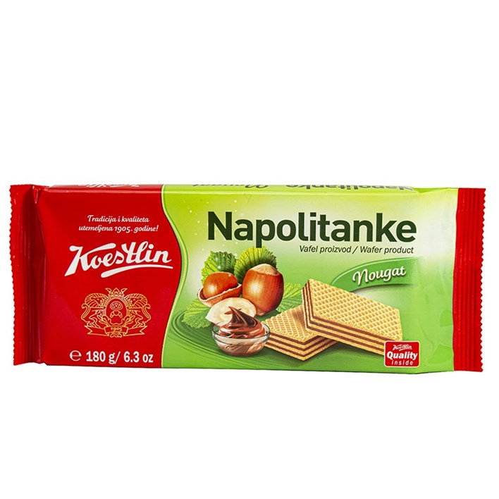 KEKS NAPOLITANKE NOUGAT 180g SAPONIA