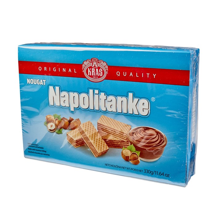 KEKS NAPOLITANKE NOUGAT 330g KRAŠ